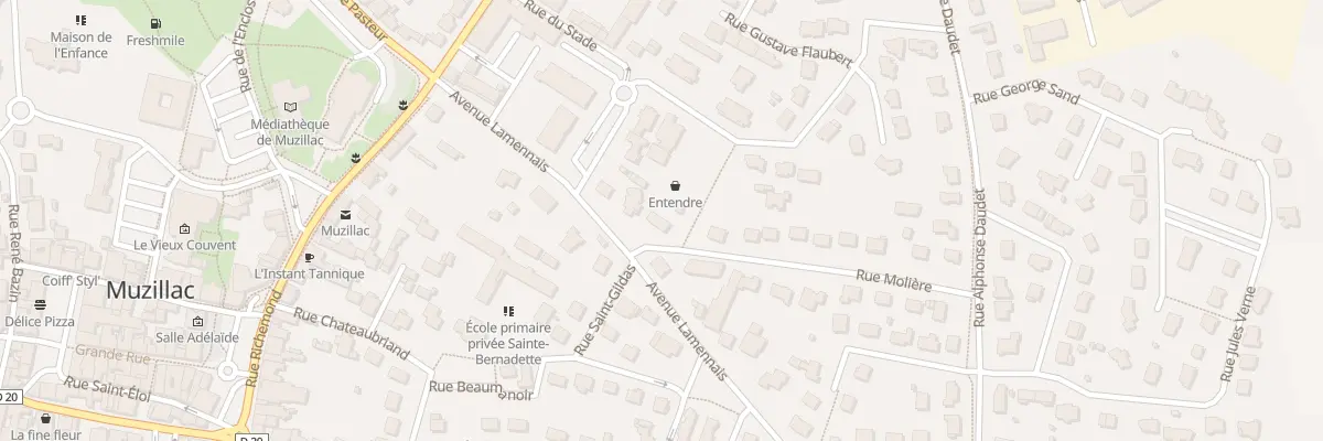 Plan du 3 Rue Moliere à Muzillac