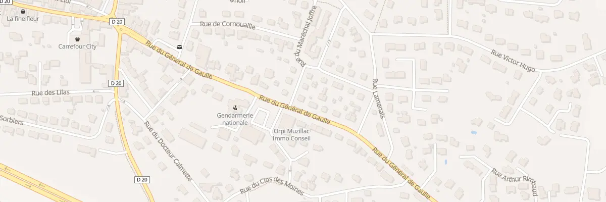 Plan du 1 Rue de Verdun à Muzillac