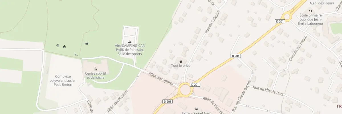 Plan du 74B Rue du Calvaire à Pénestin