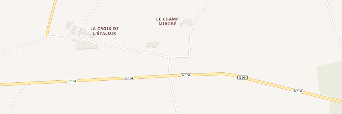 Plan du 5377 La Croix de l’Etaloir à Gomené