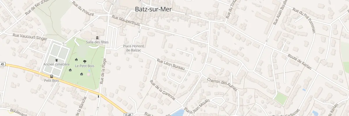 Plan du 7 Rue Léon Bureau à Batz-sur-Mer