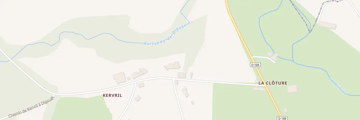 Plan du 5035 Kervril à Helléan