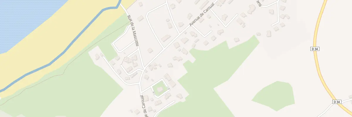 Plan du 67 Av de Caroual à Erquy