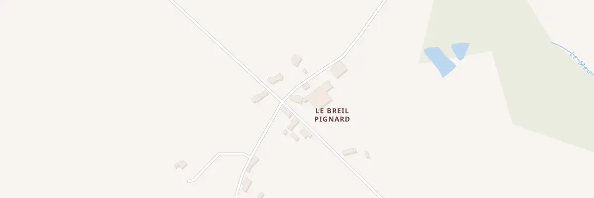 Plan du 74 Le Breil Pignard à Saint-Vran