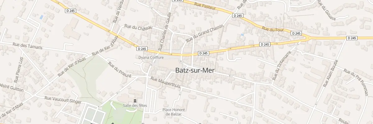 Plan du 1 Gr Grande Rue à Batz-sur-Mer