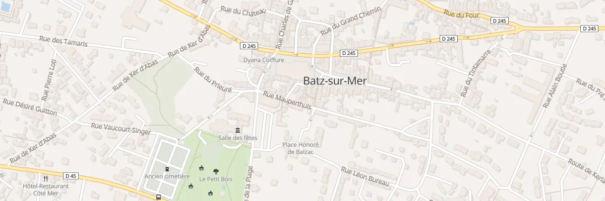 Plan du 15 Rue Mauperthuis à Batz-sur-Mer