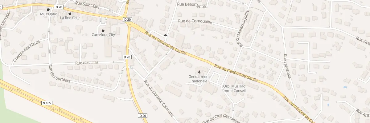 Plan du 17 Rue du Gen de Gaulle à Muzillac