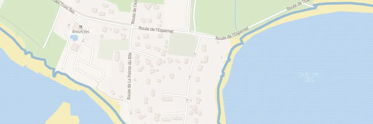 Plan du 2034 Rue Pointe du Bile à Pénestin