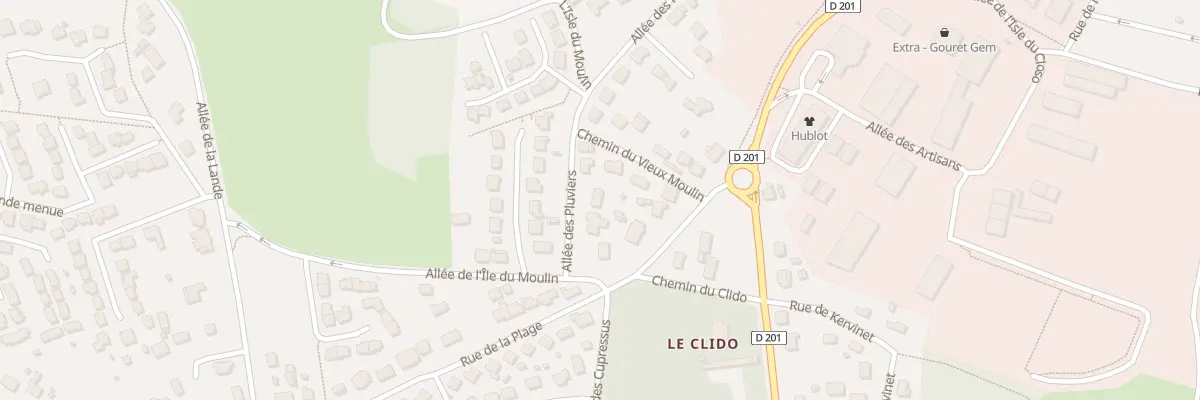 Plan du 277 All des Pluviers à Pénestin