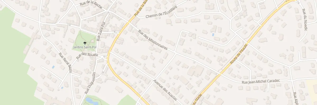 Plan du 6 Rue des Missionnaires à Muzillac