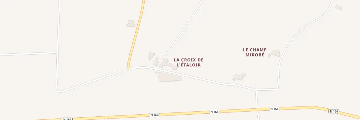 Plan du 5036 La Croix de l’Etaloir à Gomené