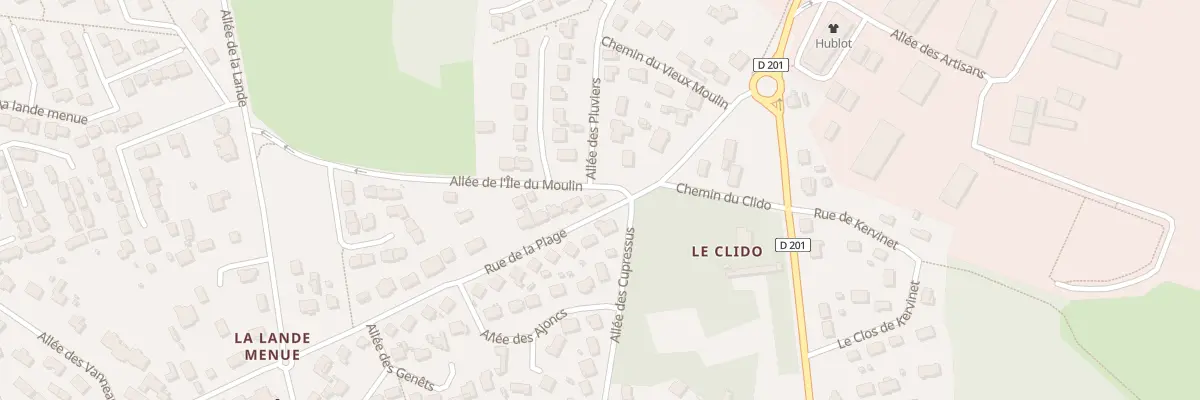 Plan du 10 Rue de la Plage à Pénestin