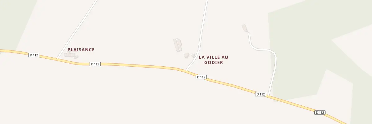 Plan du 1 La Ville au Godier à Saint-Guyomard