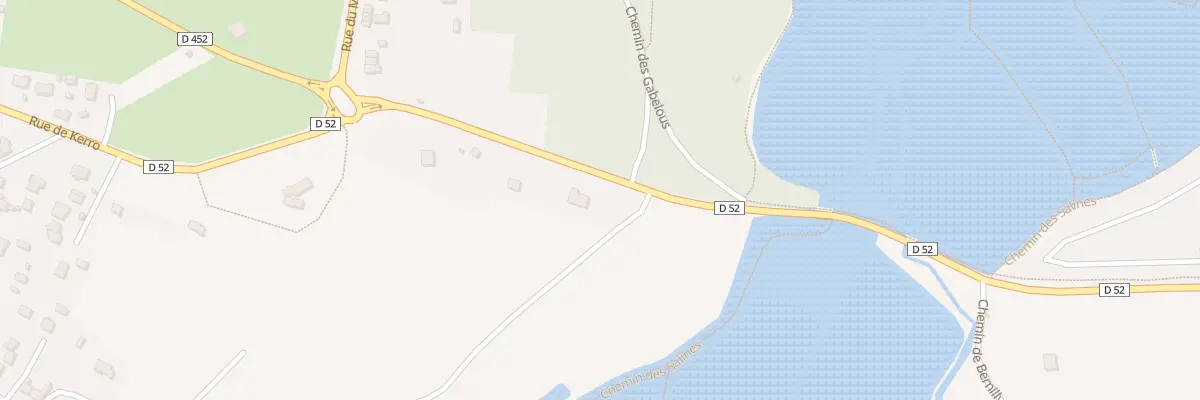 Plan du 201 Rte du Pays Blanc (Rd52-452) à Mesquer