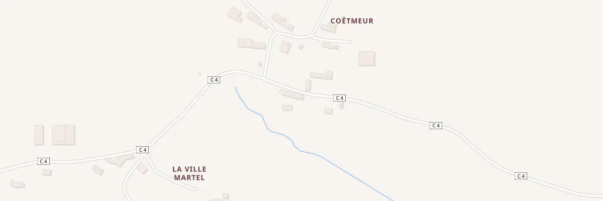 Plan du 12 Coëtmeur à Mohon