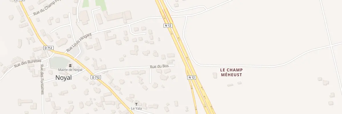 Plan du 15 Rue du Bos à Noyal