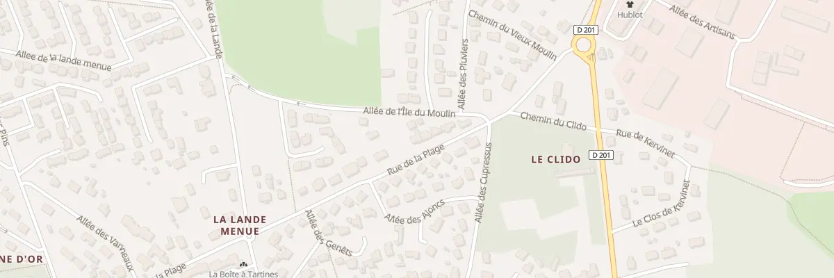 Plan du 18 Rue de la Plage à Pénestin