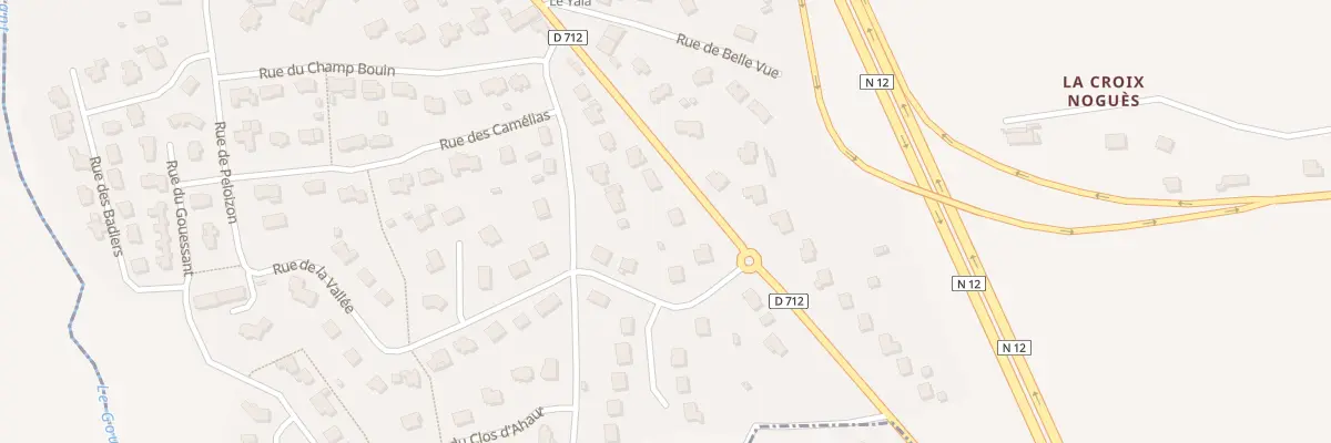 Plan du 10 Rue des Chênes à Noyal