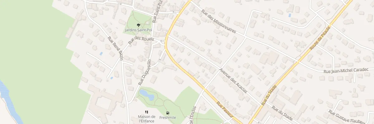 Plan du 25 Rue Pasteur à Muzillac