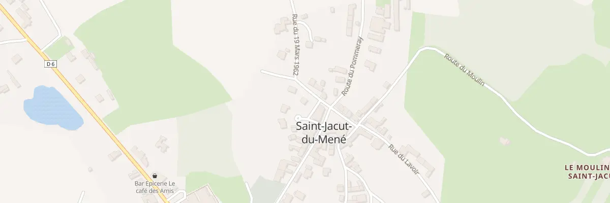 Plan du 702 Rue du 19 Mars 1962 St-Jacut au Mené