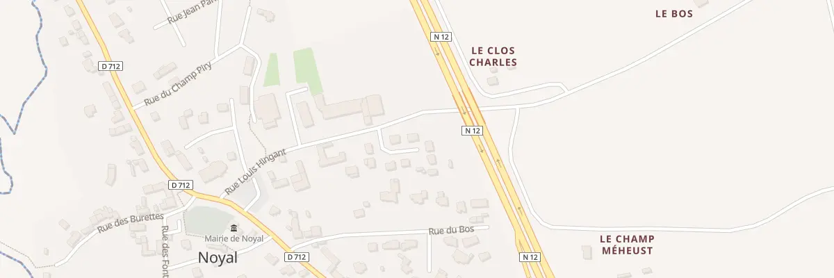Plan du 14 Rue du Verger à Noyal