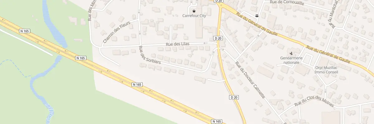 Plan du 7 Rue des Sorbiers à Muzillac