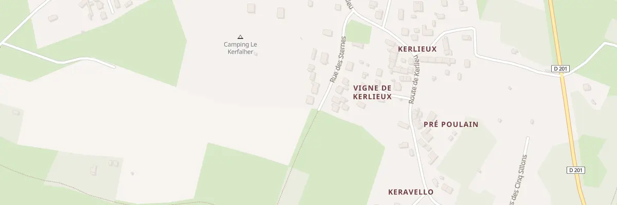Plan du 1287 Kerlieux à Pénestin