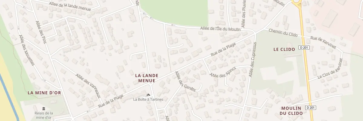 Plan du 30 Rue de la Plage à Pénestin