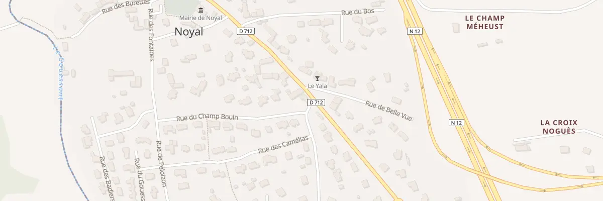 Plan du 20 Rue de la Mairie à Noyal