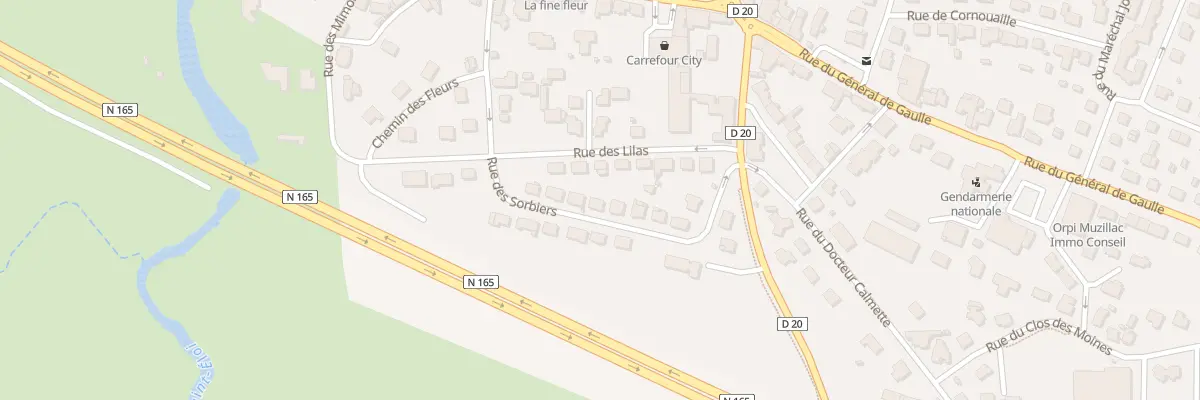 Plan du 11 Rue des Sorbiers à Muzillac