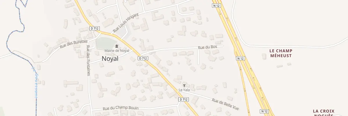 Plan du 4 Rue du Bos à Noyal