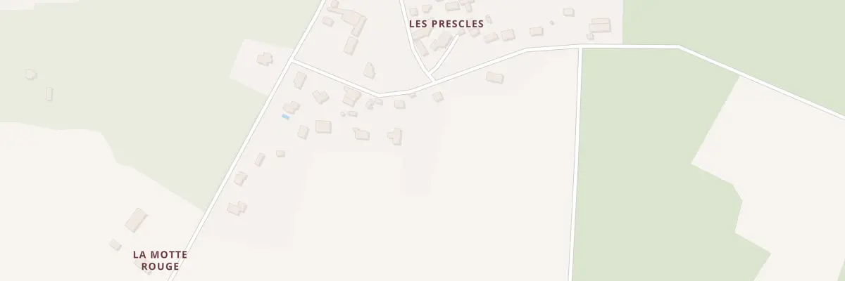 Plan du 5464A Les Prescles à Sérent