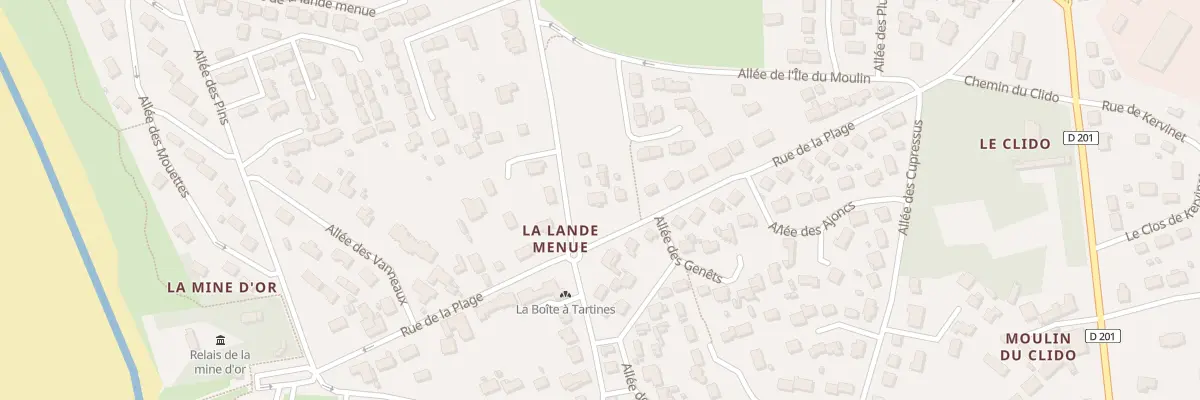 Plan du 36 Rue de la Plage à Pénestin