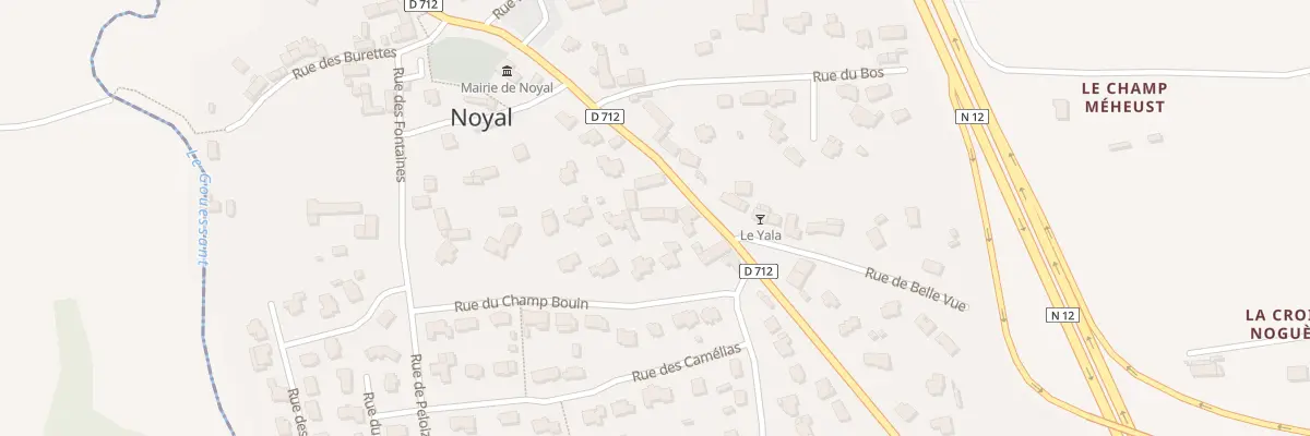 Plan du 2 Rue du Champ Bouin à Noyal