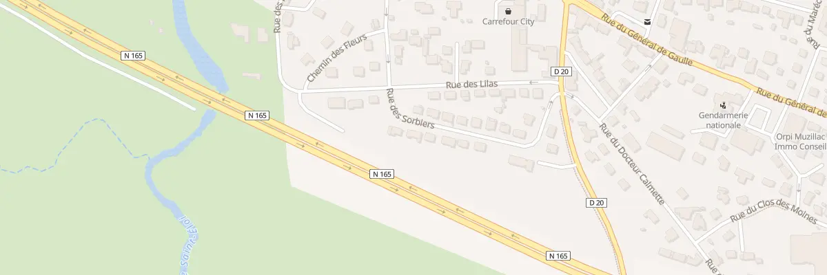 Plan du 22 Rue des Sorbiers à Muzillac