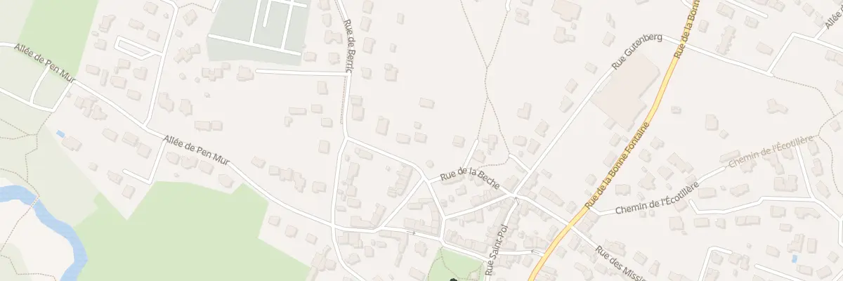 Plan du 5 Rue de Berric à Muzillac