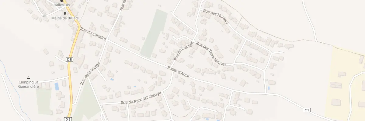 Plan du 19 Rte d’Arzal à Billiers