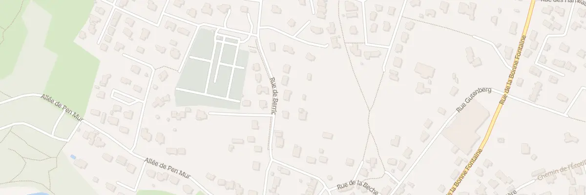 Plan du 17 Rue de Berric à Muzillac