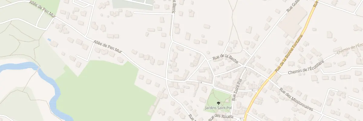 Plan du 5 Rue du Patis Vert à Muzillac