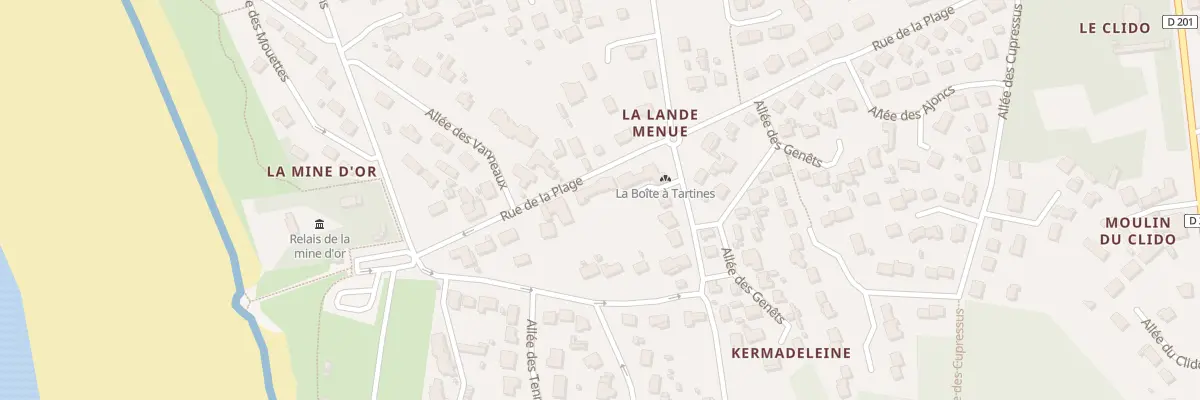 Plan du 41 Rue de la Plage à Pénestin