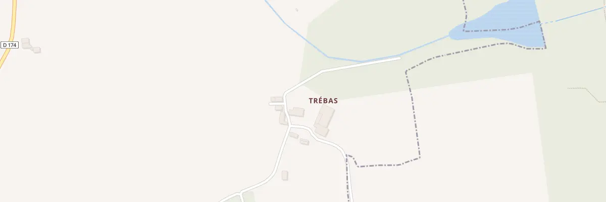 Plan du 5222 Trebras à Lizio
