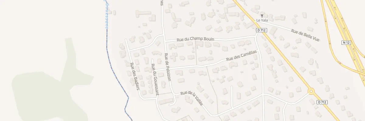 Plan du 10 Rue des Camélias à Noyal