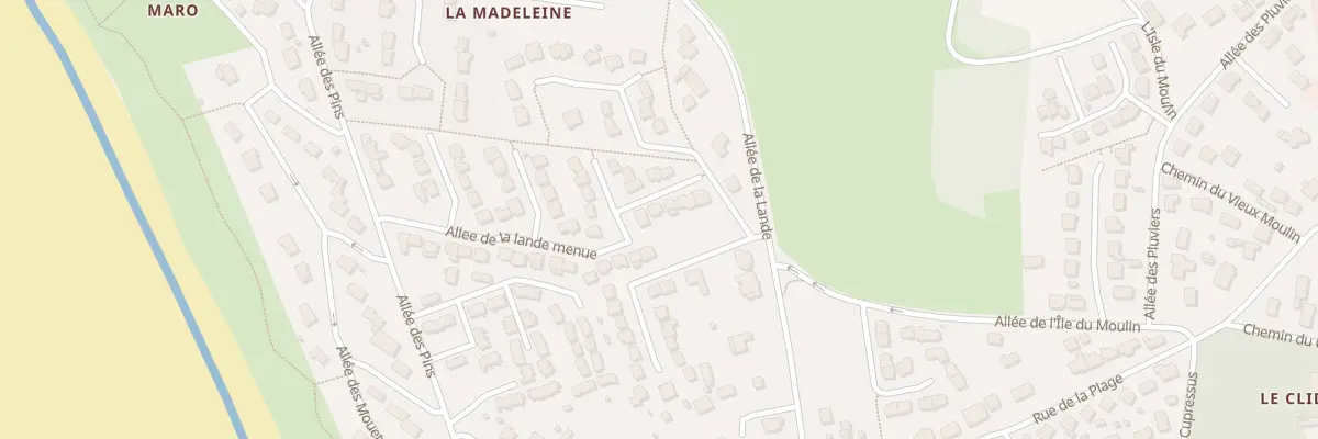 Plan du 2268 All des Pins à Pénestin