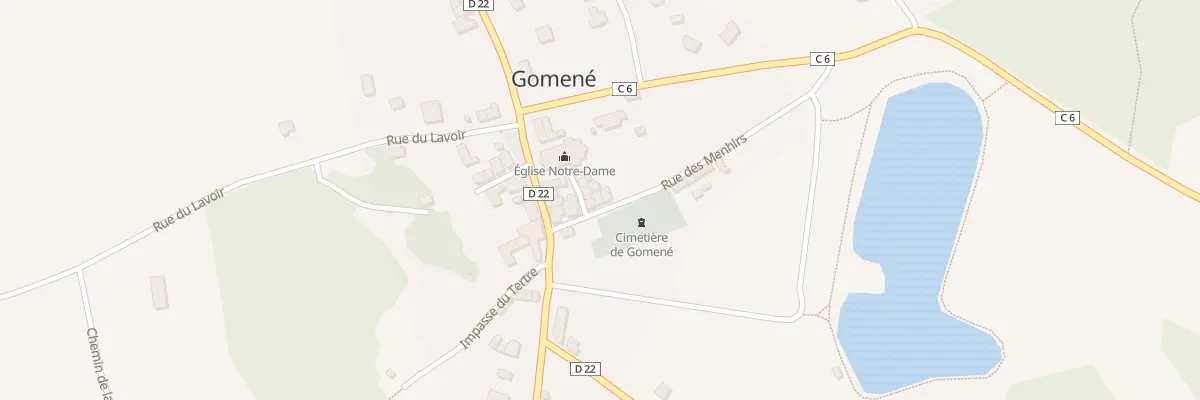 Plan du 5 Rue des Menhirs à Gomené