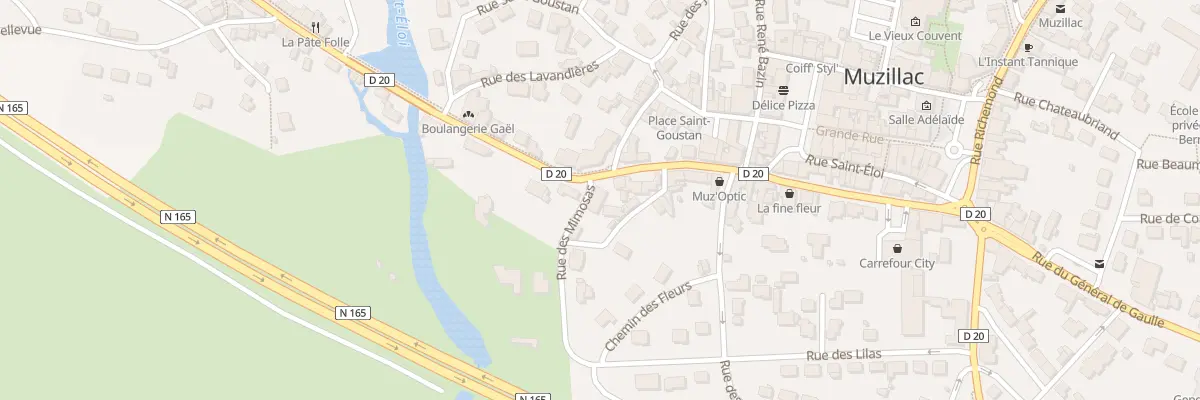 Plan du 2 Rue des Mimosas à Muzillac