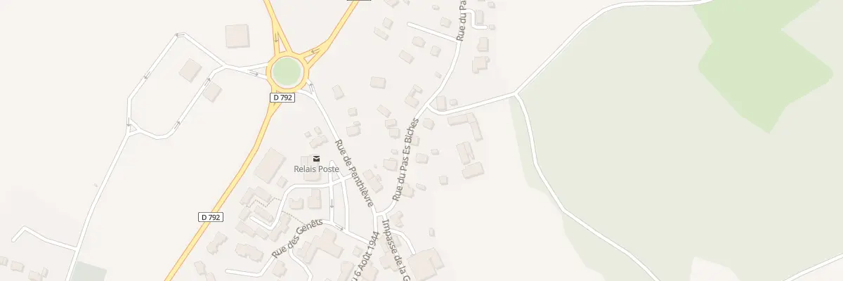 Plan du 8 Rue du Pas Es Biches au Mené