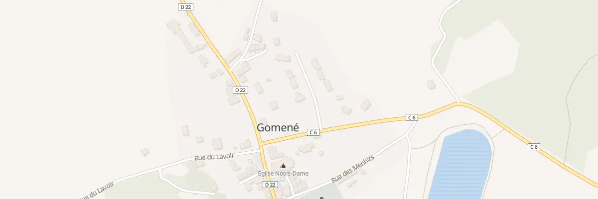 Plan du 1 Rue des Trois Chenes à Gomené