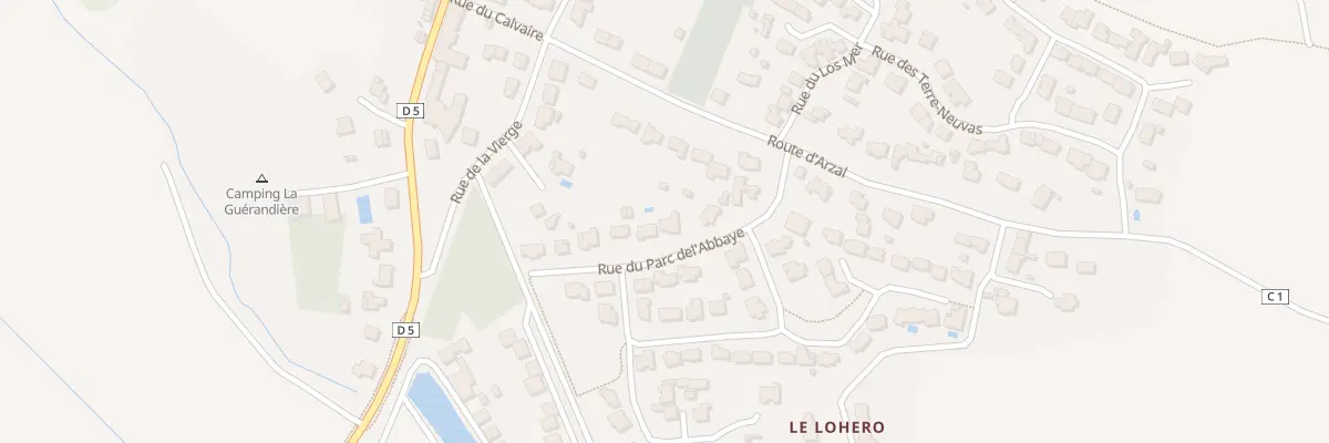 Plan du 8 Rue du Parc de l’Abbaye à Saint-Abraham