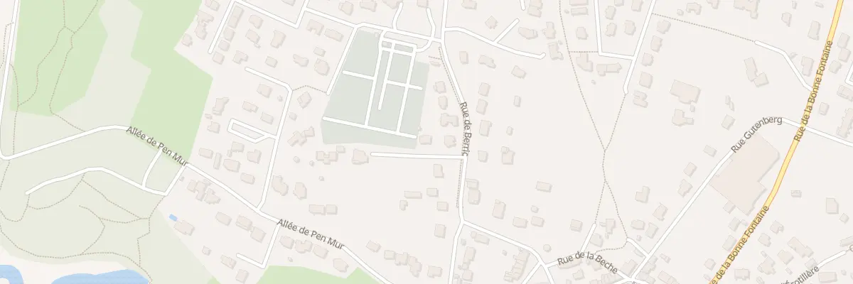 Plan du 22 Rue de Berric à Muzillac