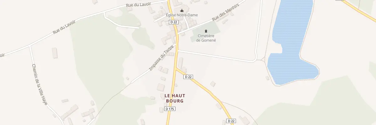 Plan du 1 Rue de la Scierie à Gomené
